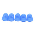 Silicone Craft Thimbles — 5-Pack Finger Protectors for Sewing & DIY