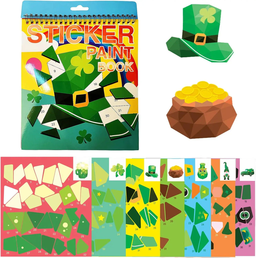 Sticker by Number Book — Kids Activity Set Ages 4–8