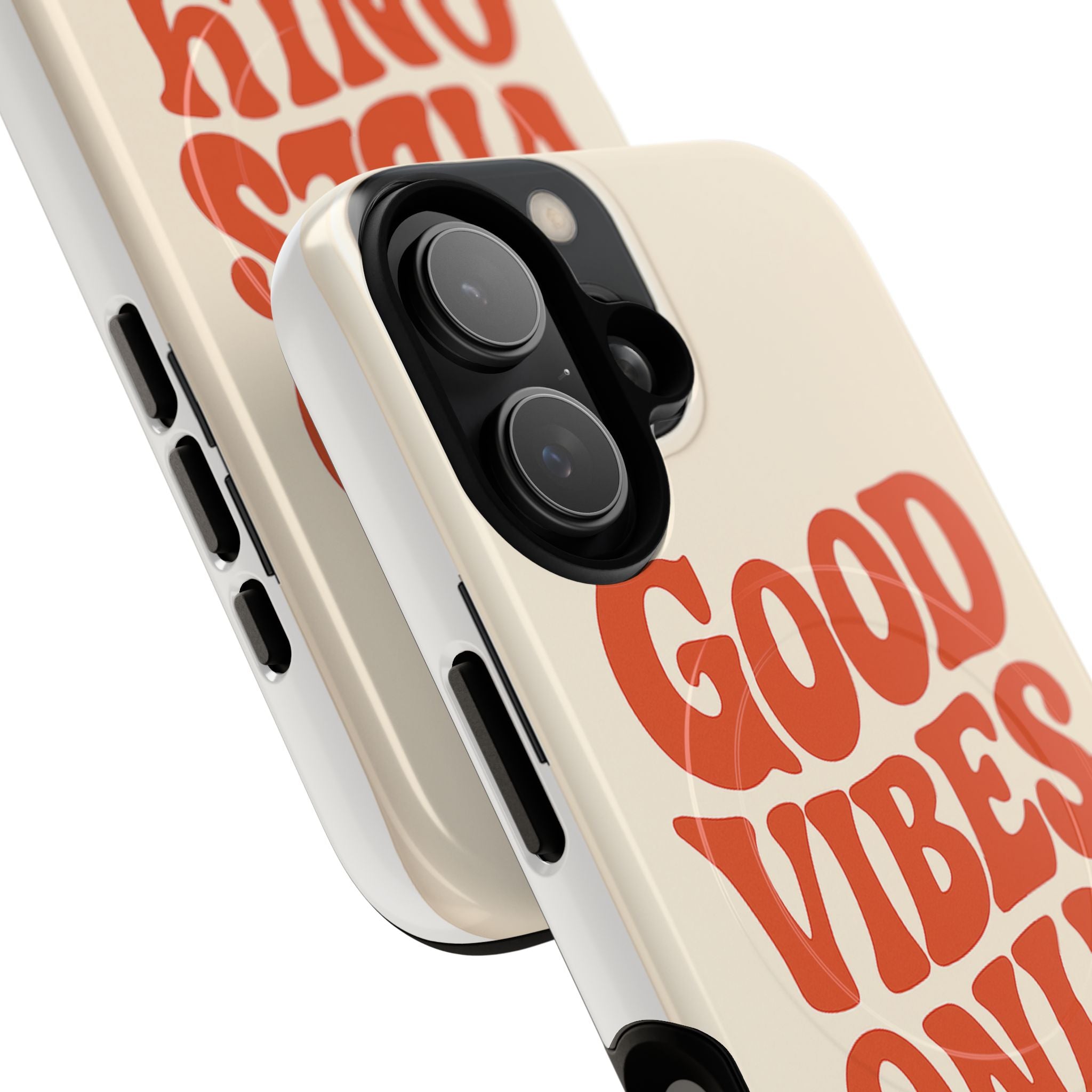 Good Vibes Only Phone Case — Tough Magnetic Protective Cover