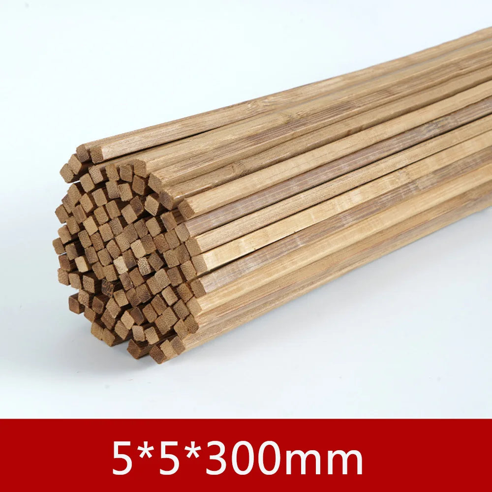 Bamboo Craft Sticks — Thin Flat Strips for Model Making & Lanterns