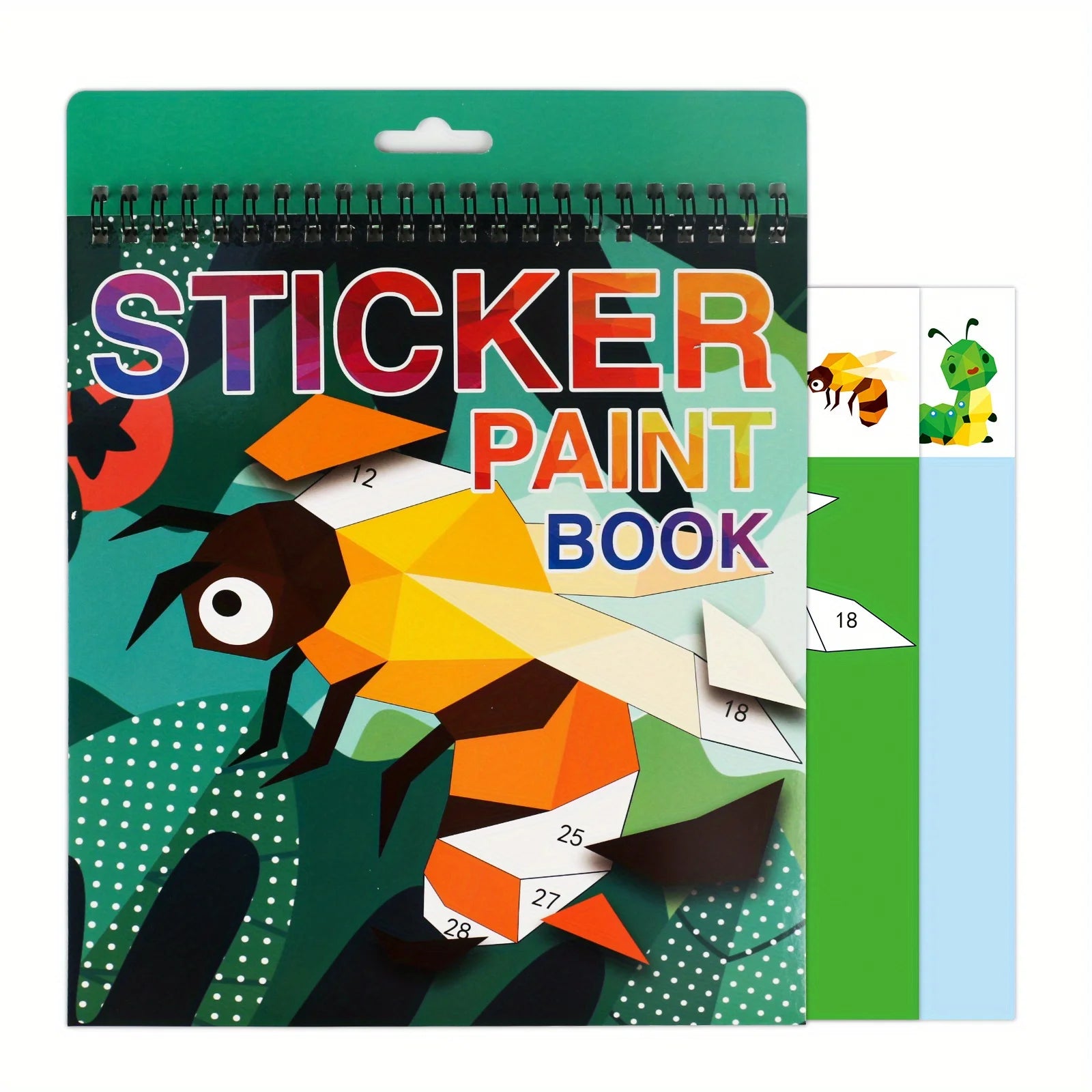 Sticker by Number Book — Kids Activity Set Ages 4–8