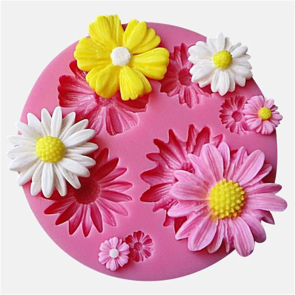 3D Flower Silicone Mold — For Resin, Chocolate, Fondant & Baking