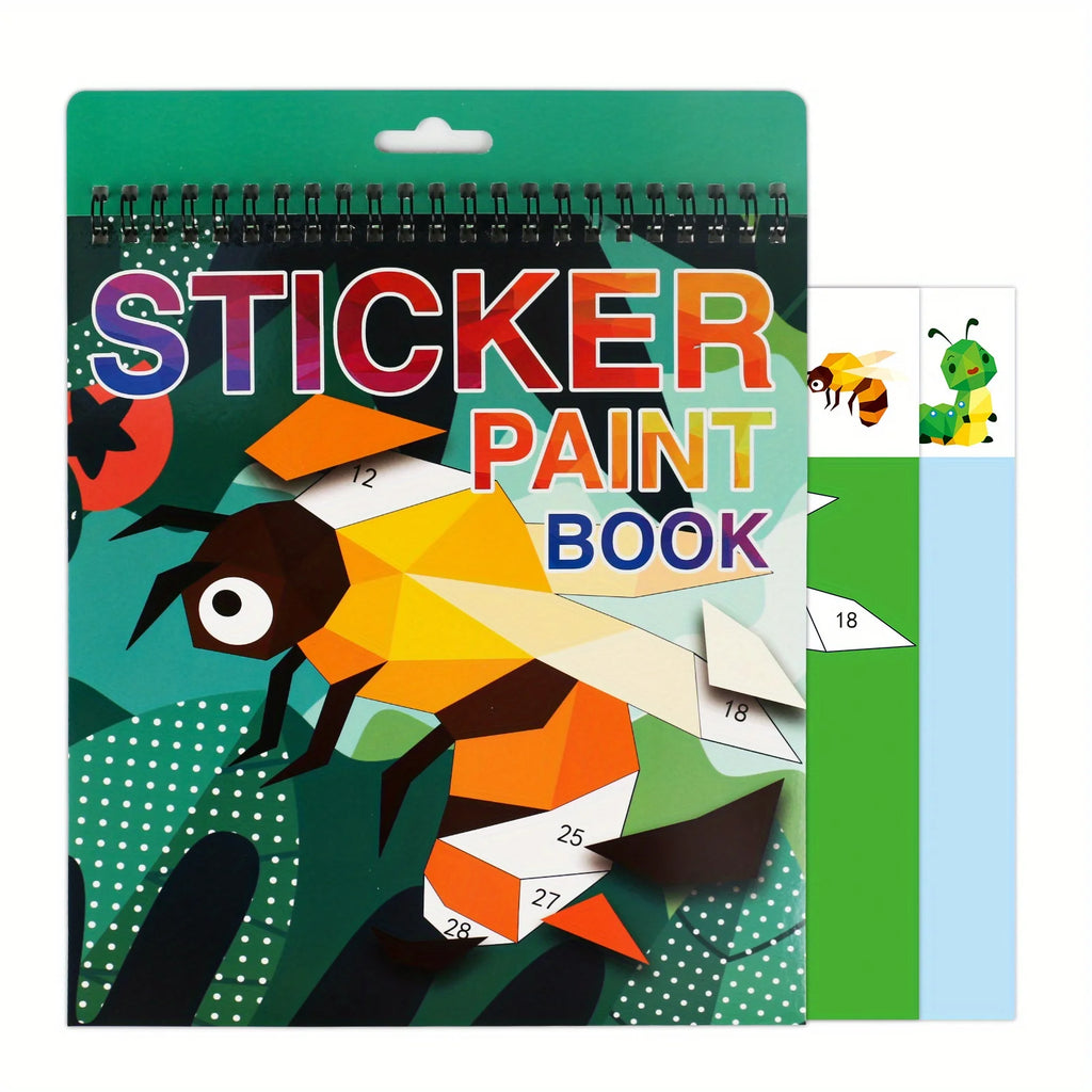 Sticker by Number Book — Kids Activity Set Ages 4–8