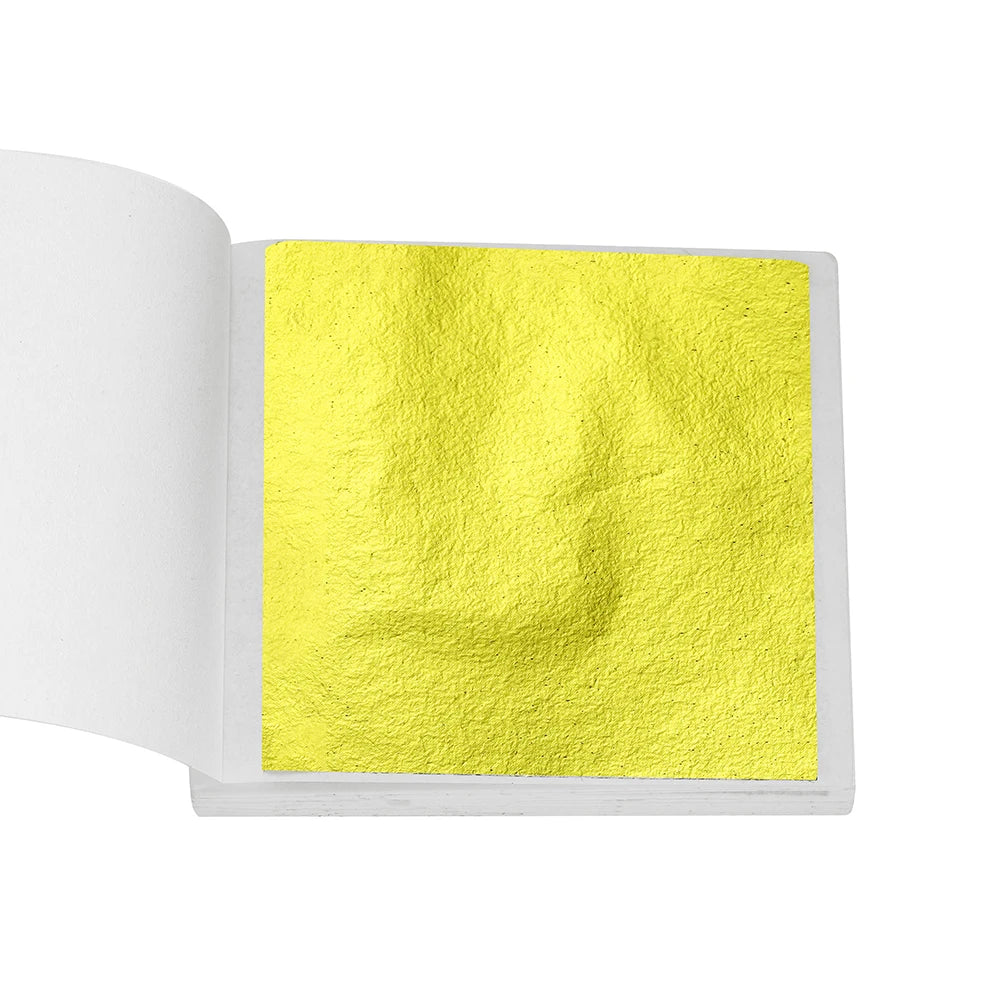 Gold Foil Craft Sheets — 100 or 200 Pack for Resin & Jewelry Making