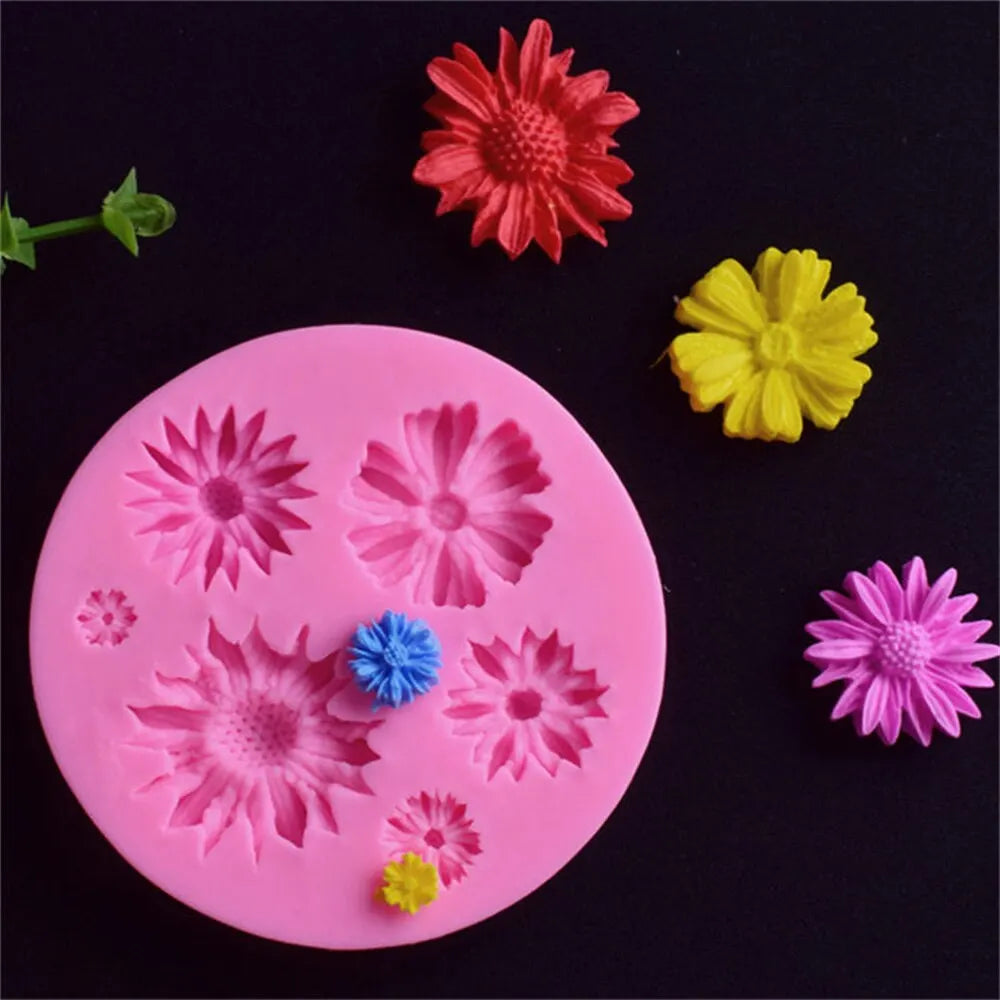 3D Flower Silicone Mold — For Resin, Chocolate, Fondant & Baking