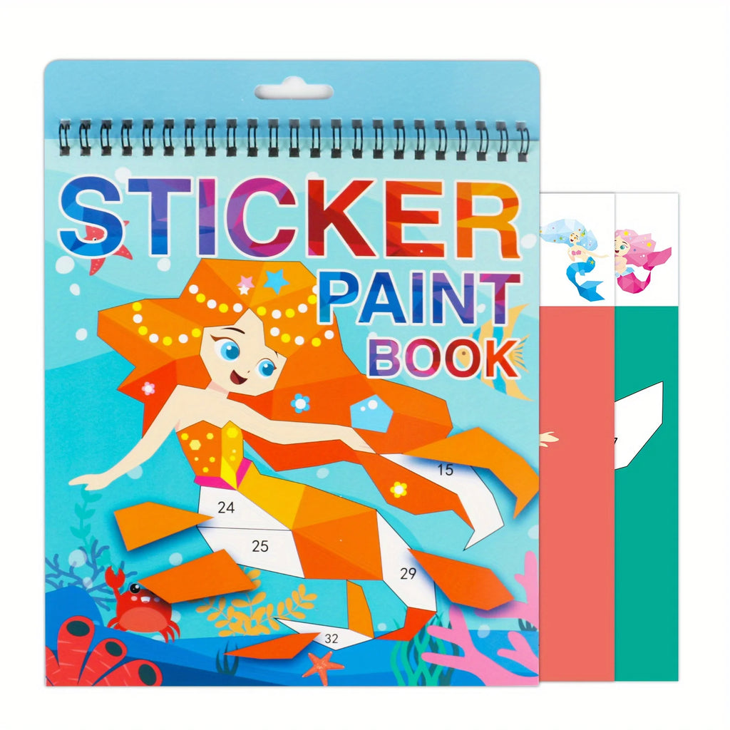Sticker by Number Book — Kids Activity Set Ages 4–8