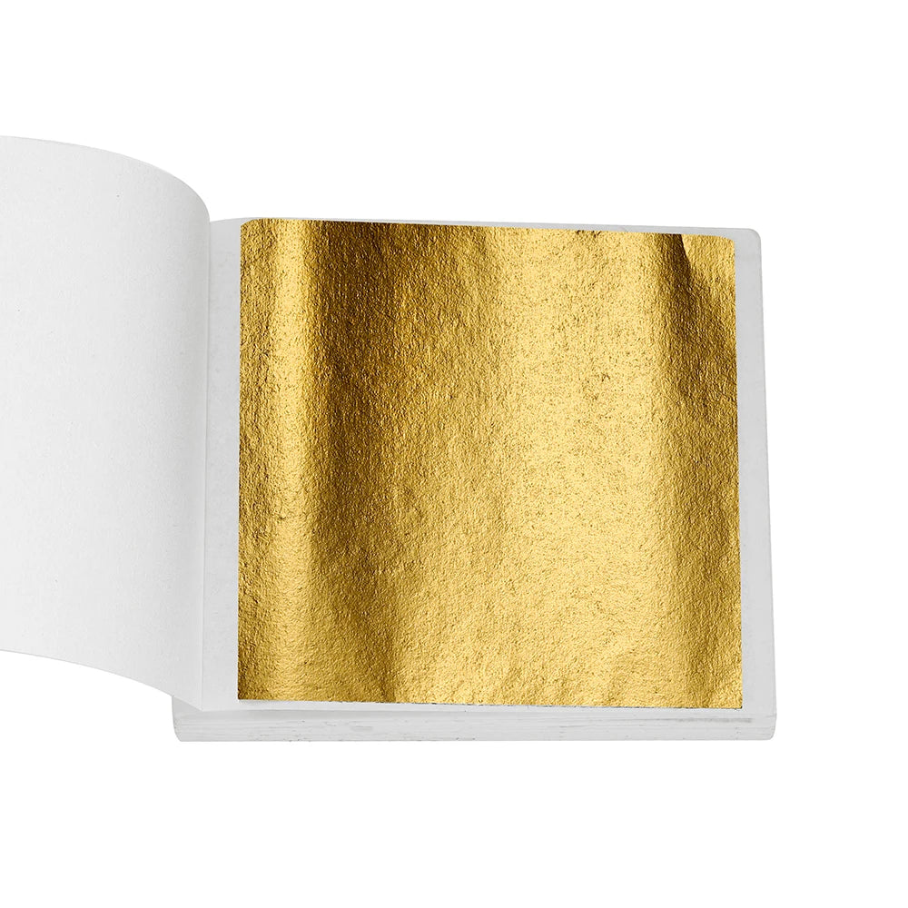 Gold Foil Craft Sheets — 100 or 200 Pack for Resin & Jewelry Making