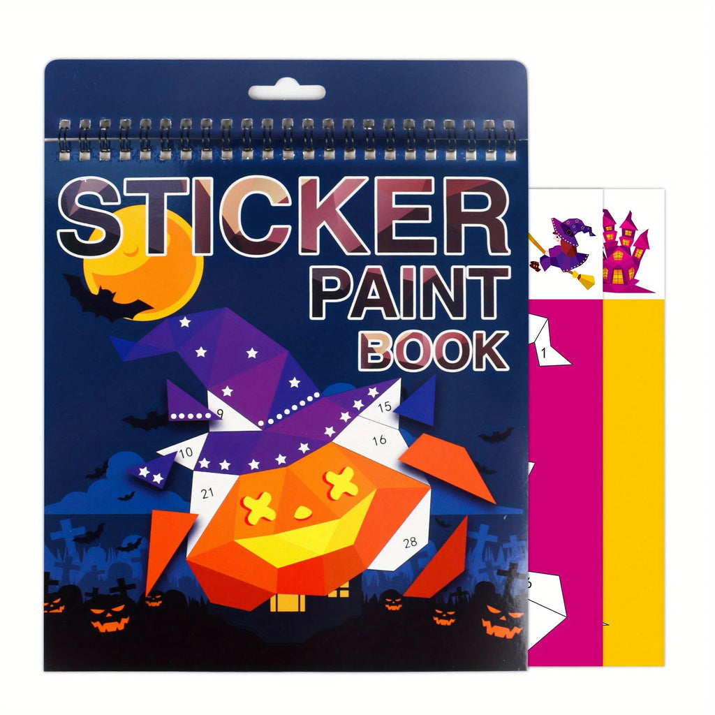 Sticker by Number Book — Kids Activity Set Ages 4–8