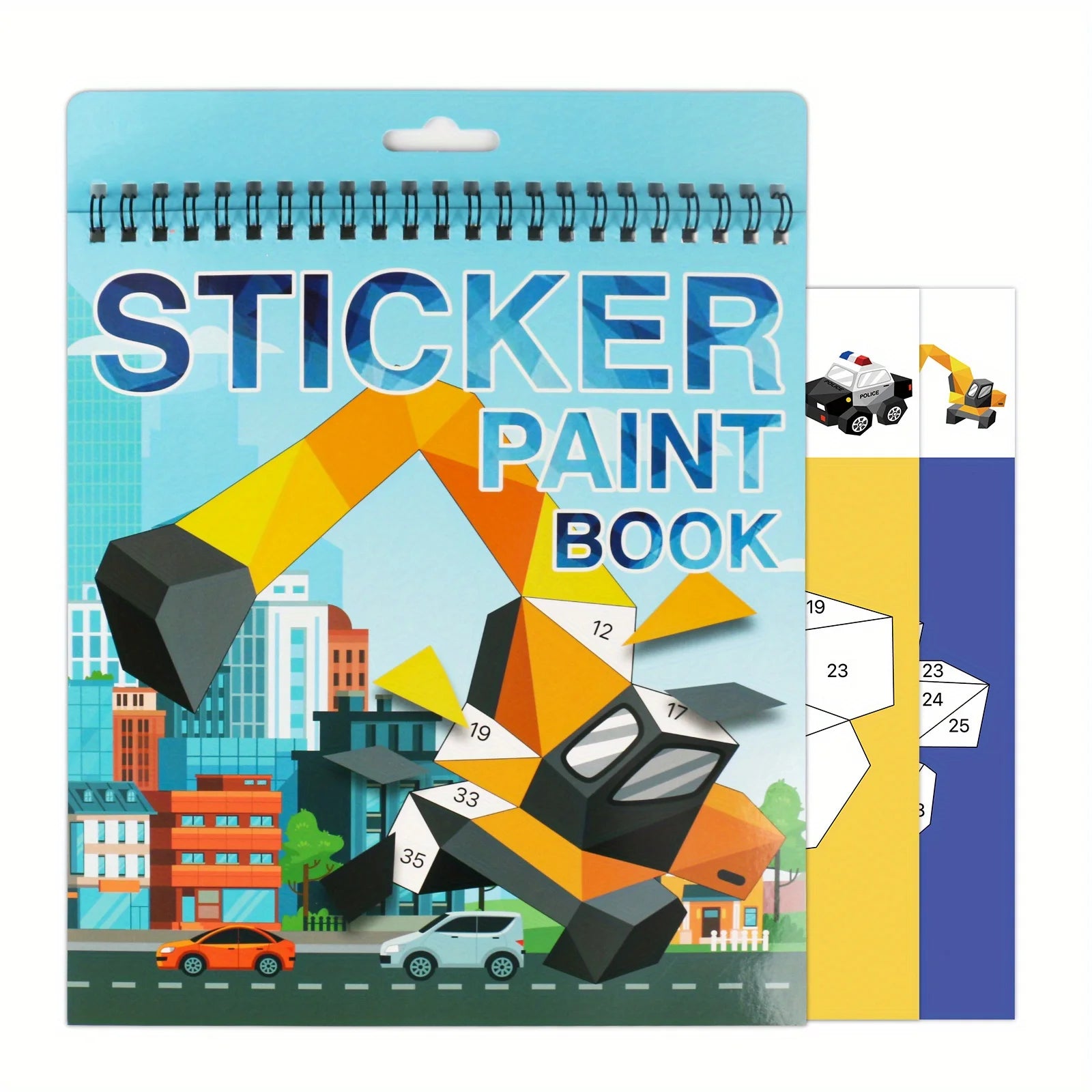 Sticker by Number Book — Kids Activity Set Ages 4–8