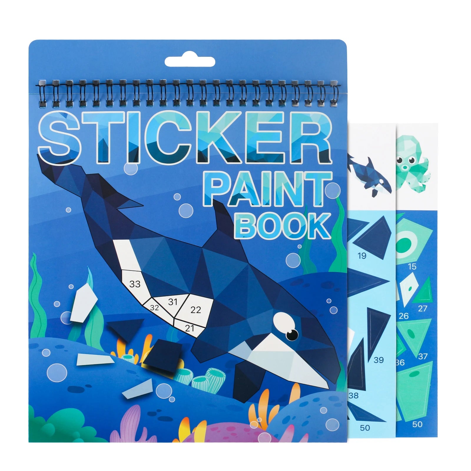 Sticker by Number Book — Kids Activity Set Ages 4–8