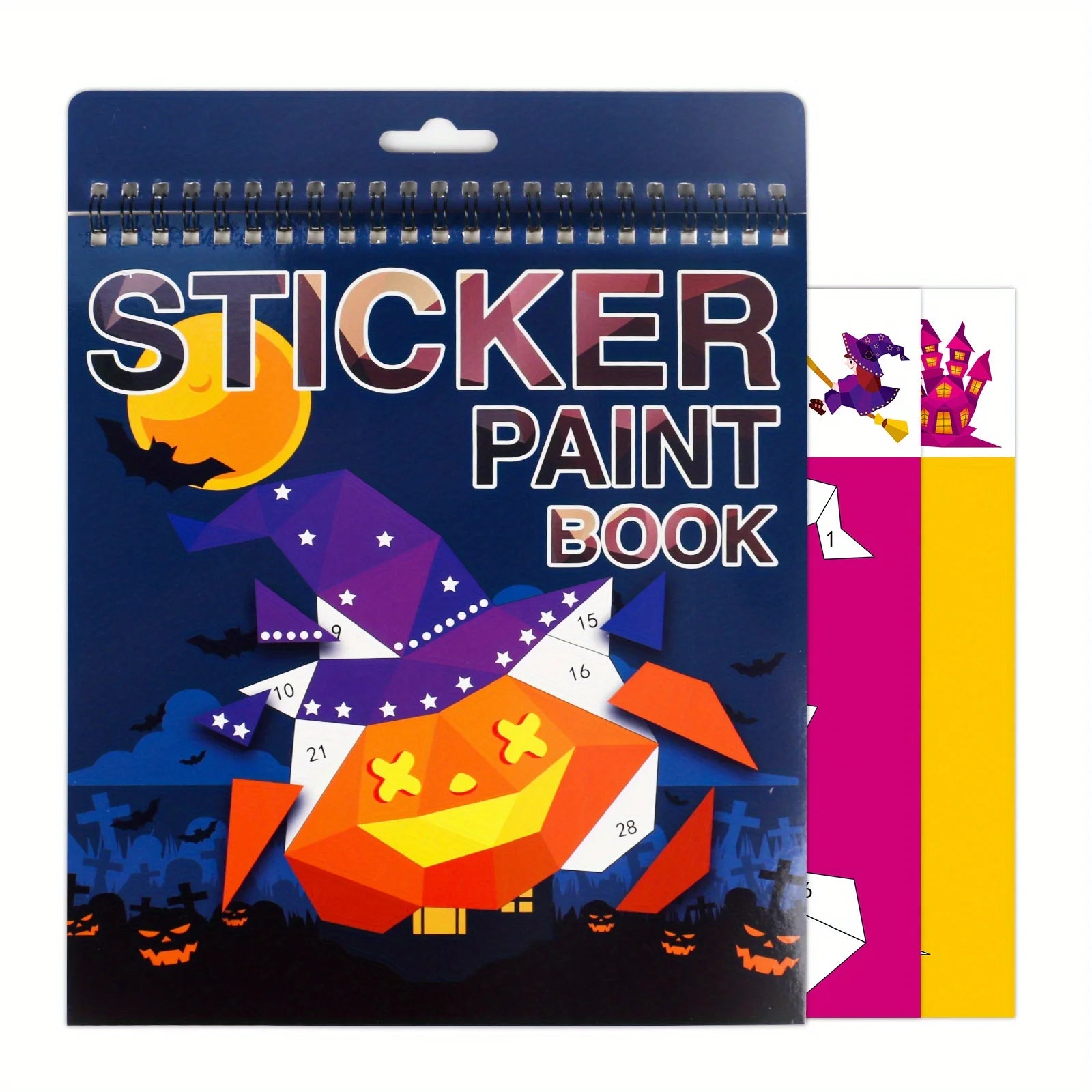 Sticker by Number Book — Kids Activity Set Ages 4–8
