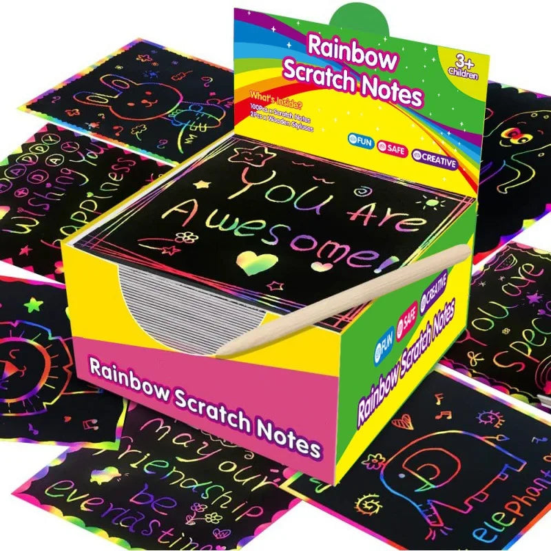Rainbow Reveal Craft Kit — 100pc Activity Set for Kids Ages 5–12
