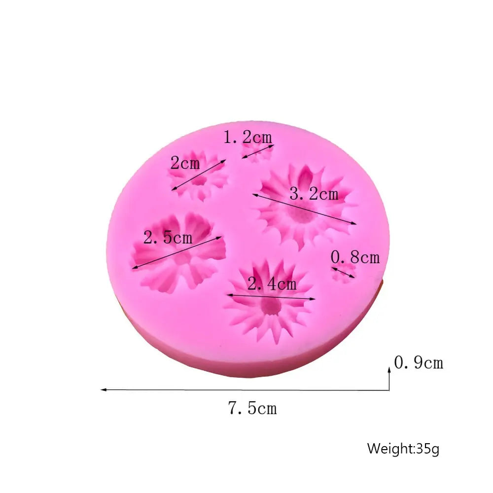 3D Flower Silicone Mold — For Resin, Chocolate, Fondant & Baking
