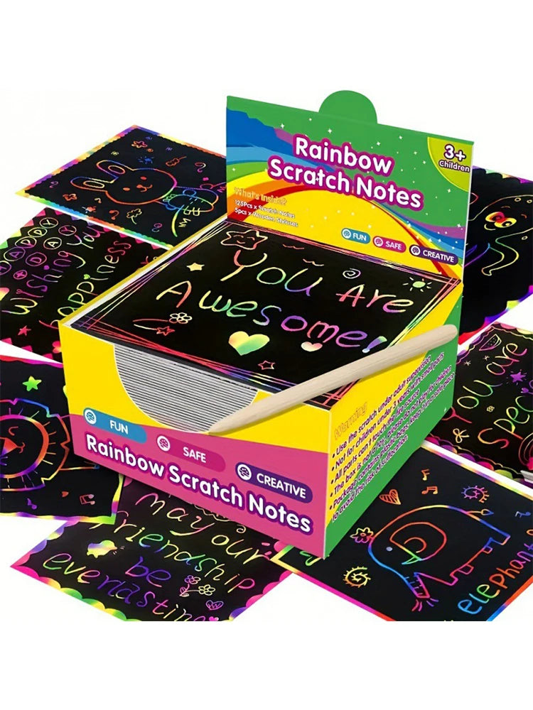 Rainbow Reveal Craft Kit — 100pc Activity Set for Kids Ages 5–12