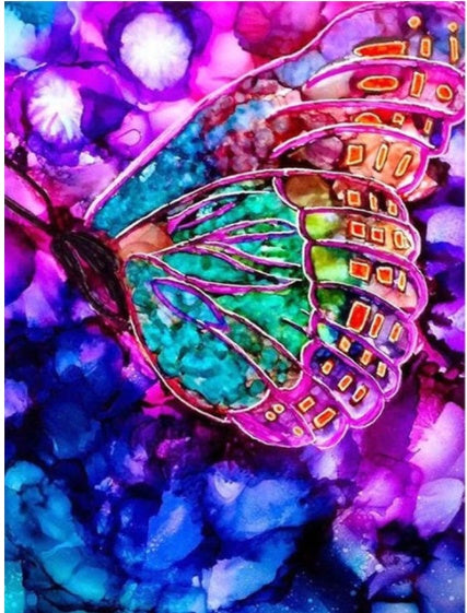 Butterfly Theme Diamond Painting Kit