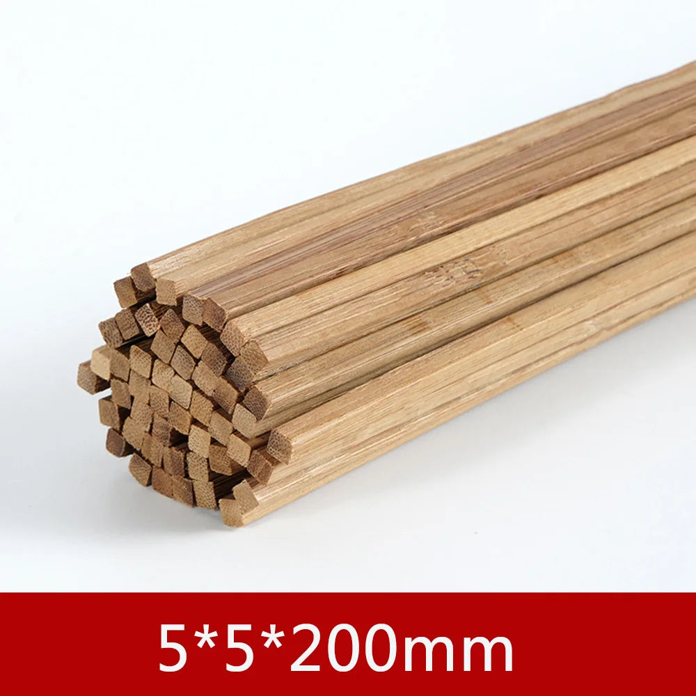 Bamboo Craft Sticks — Thin Flat Strips for Model Making & Lanterns