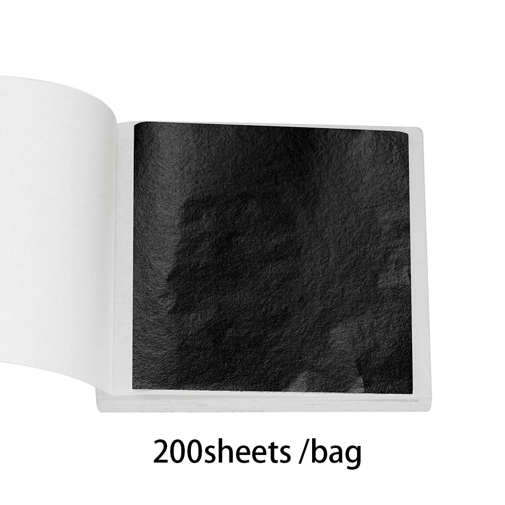 Gold Foil Craft Sheets — 100 or 200 Pack for Resin & Jewelry Making
